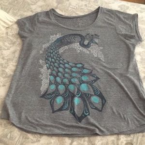 Lucky Brand peacock t-shirt